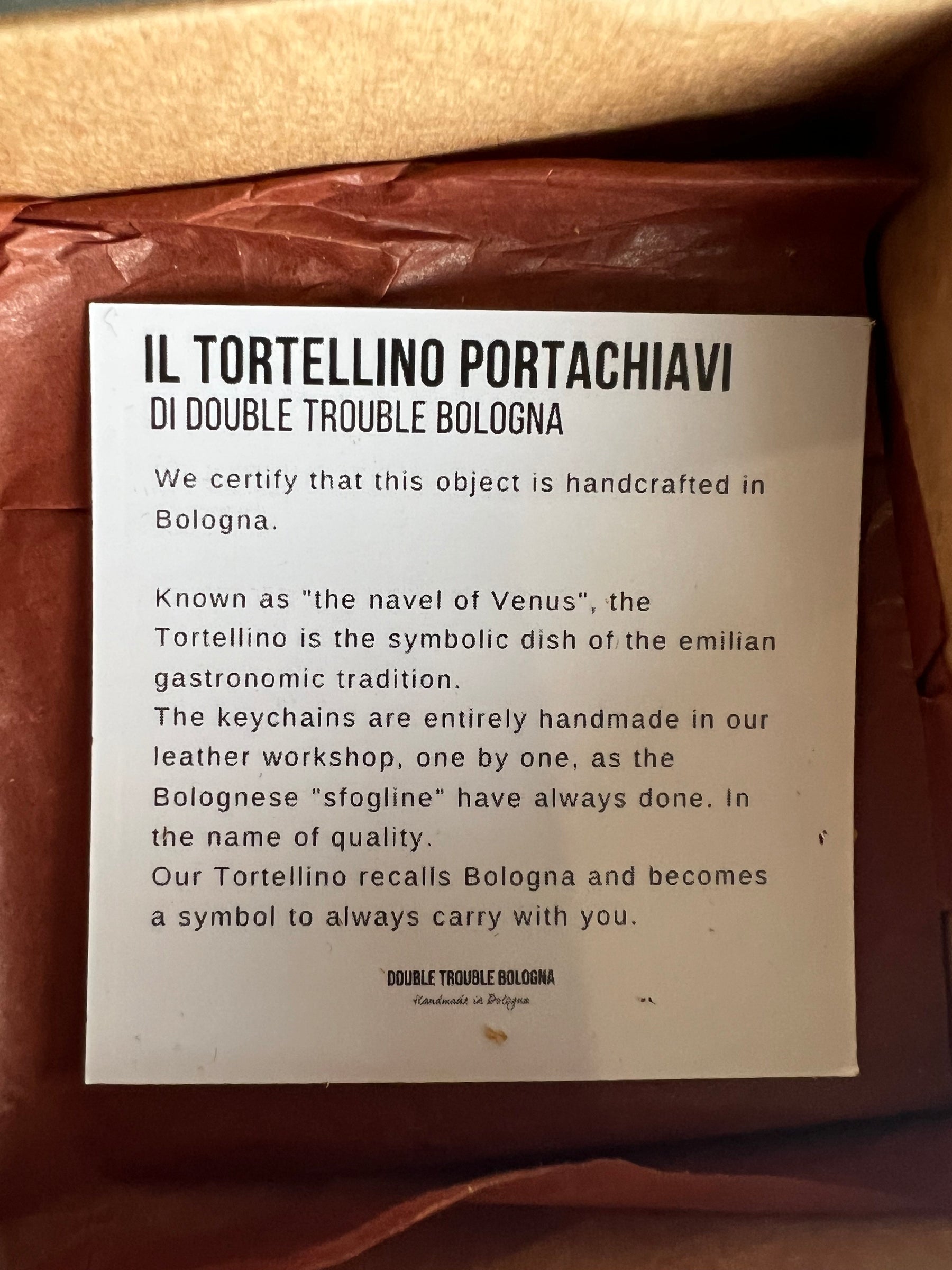 'il Tortellino' Keychain