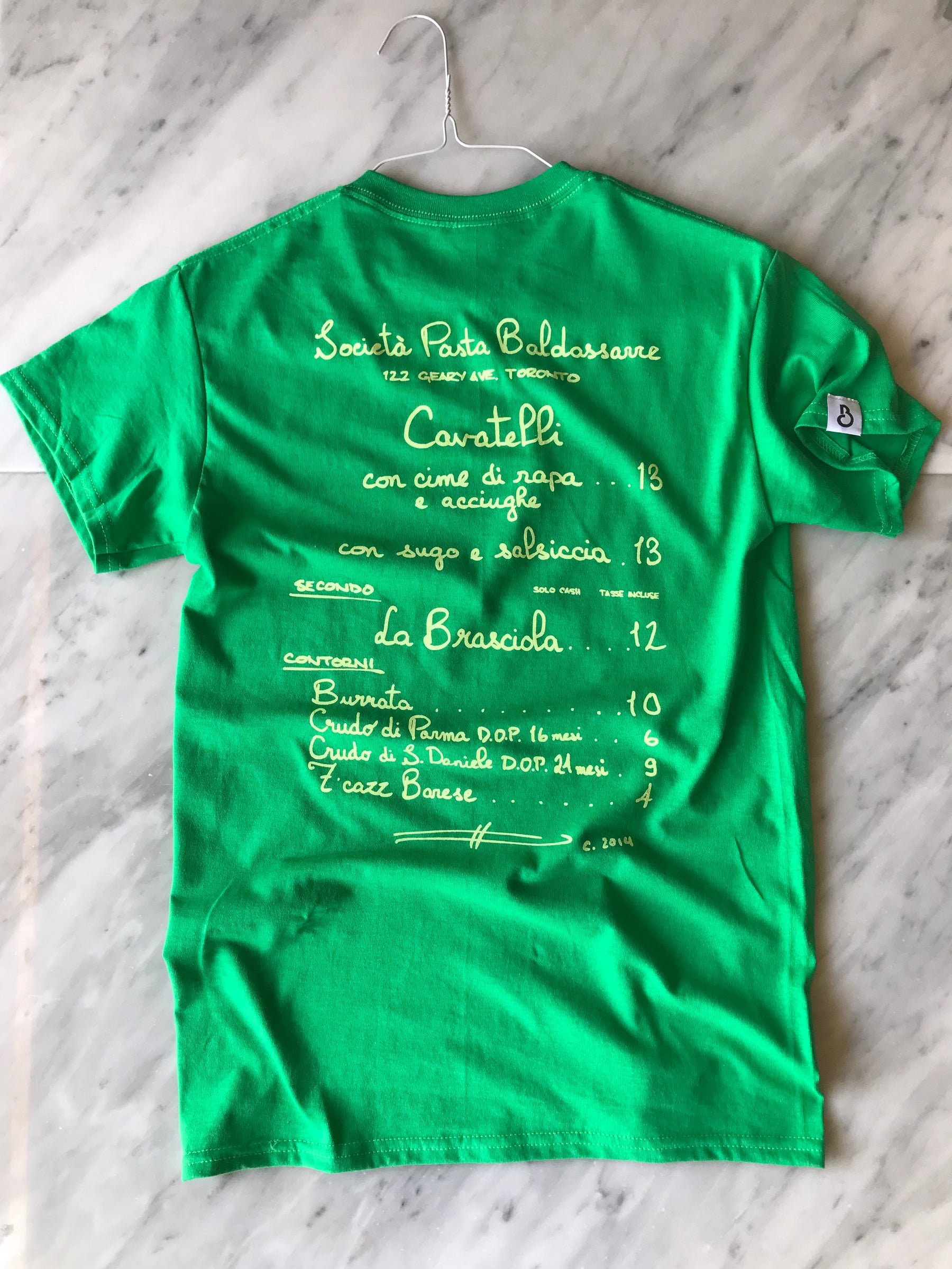 Cavatelli Menu Tee